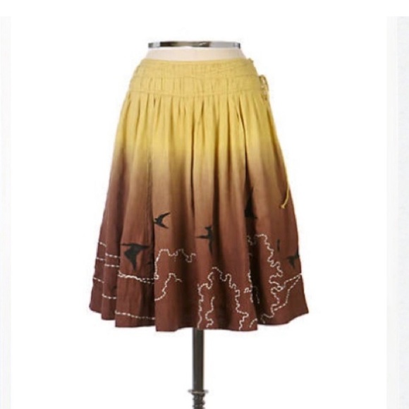 Ombré Bird skirt by Lithe - Picture 2 of 8